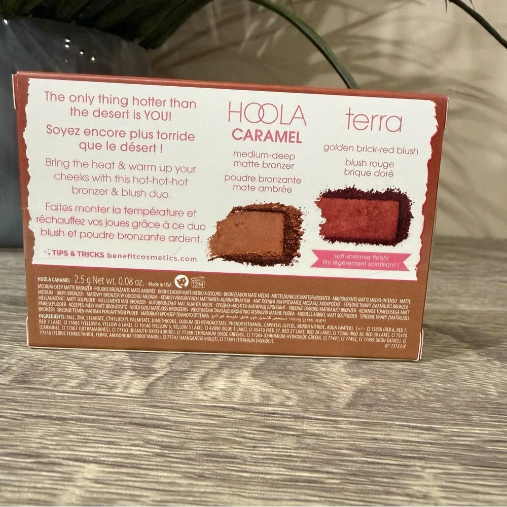 NIB Benefit Cosmetics Hoola Desert Retreat Bronzer & Blush Duo - Limited Edition